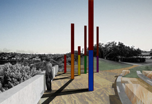Bondi memorial proposal by Jane Irwin Landscape Architecture and McGregor Westlake Architecture.