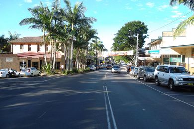 Bangalow high street.