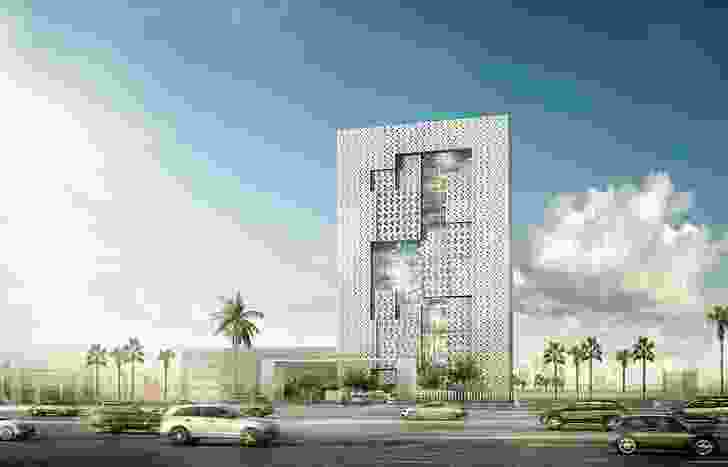 King Abdulaziz City for Science And Technology (KACST) headquarters in Riyadh, Saudi Arabia.