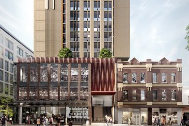 Dixon Street 82-84, Haymarket tower, PTW Architects设计。