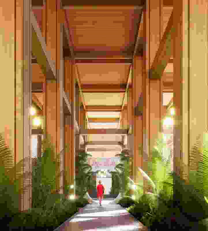 Brisbane tower proposal reminiscent of the Queenslander ArchitectureAu