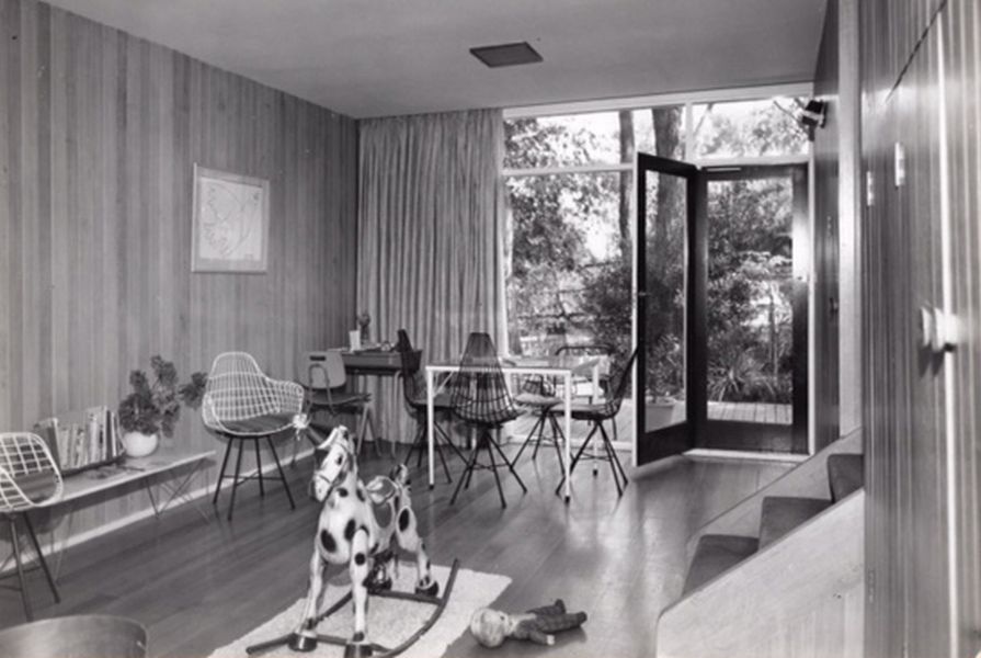 The children's room in the Le Lievre family home in Mount Waverley, Victoria, mid-1960s.