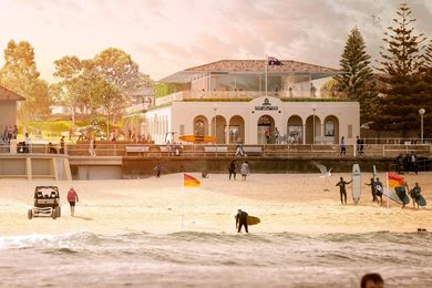 The proposed redevelopment of the Bondi Surf Bathers and Life Saving Club by Lockhart-Krause Architects.