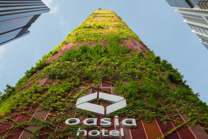 Oasia Hotel Downtown by WOHA.