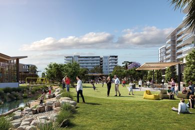 The University of Wollongong Health and Wellbeing Precinct masterplan by PTW Architects, Scape Design and Six Degrees Urban.