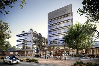 The Queanbeyan civic and cultural precinct designed by Cox Architecture.