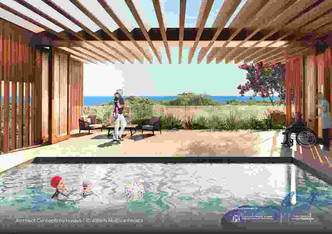 Concept design of the proposed WA children's hospice project by Hassell.