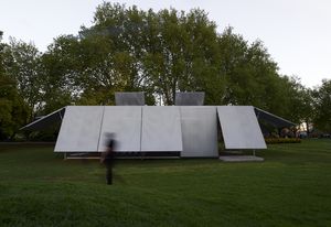 The inaugural MPavilion designed by Sean Godsell.