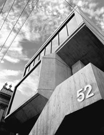 Plumbing Division (GPGEU). Former Plumbers and Gasfitters Union Building, Graeme Gunn, 1970. Photograph Ian McKenzie.