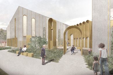 The addition to St Mary’s Coptic Orthodox Church in Kensington, designed by Studio Bright.