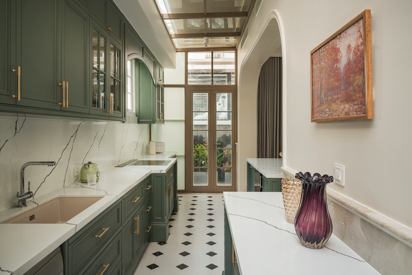 Photo inspiration: Gallery Detail: Case Study An Eco Conscious Penthouse In Vietnam Featuring Vicostone