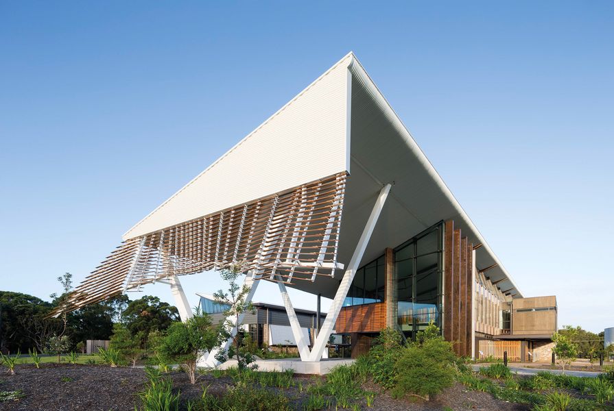 The Sustainable Buildings Research Centre at the University of Wollongong by Cox Richardson is one of the first buildings in Australia striving for Living Building Challenge certification.