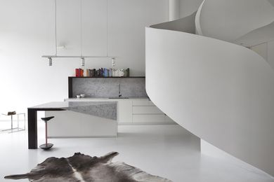 Loft Apartment, West Melbourne by Adrian Amore Architects.
