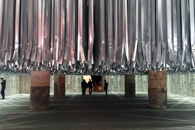 Entry to the Arsenale at the 2016 Venice Architecture Biennale.