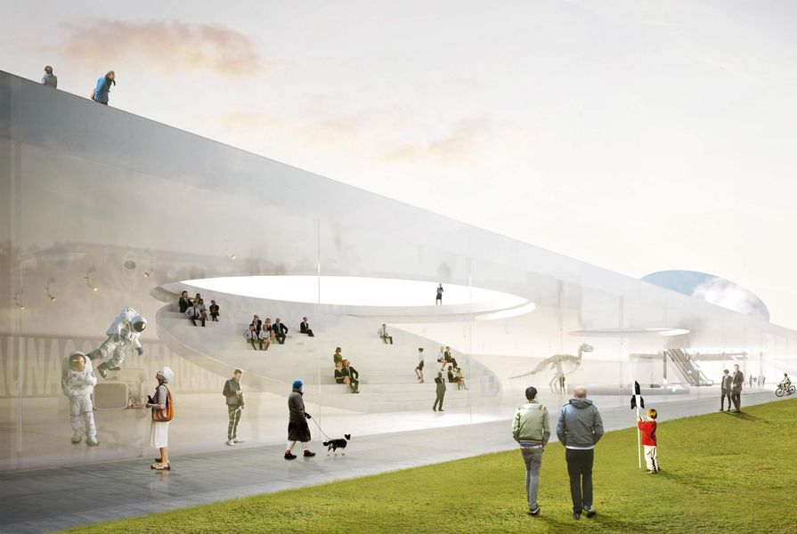 Smar's competition winning design for Lithuania’s National Science and Innovation Centre.