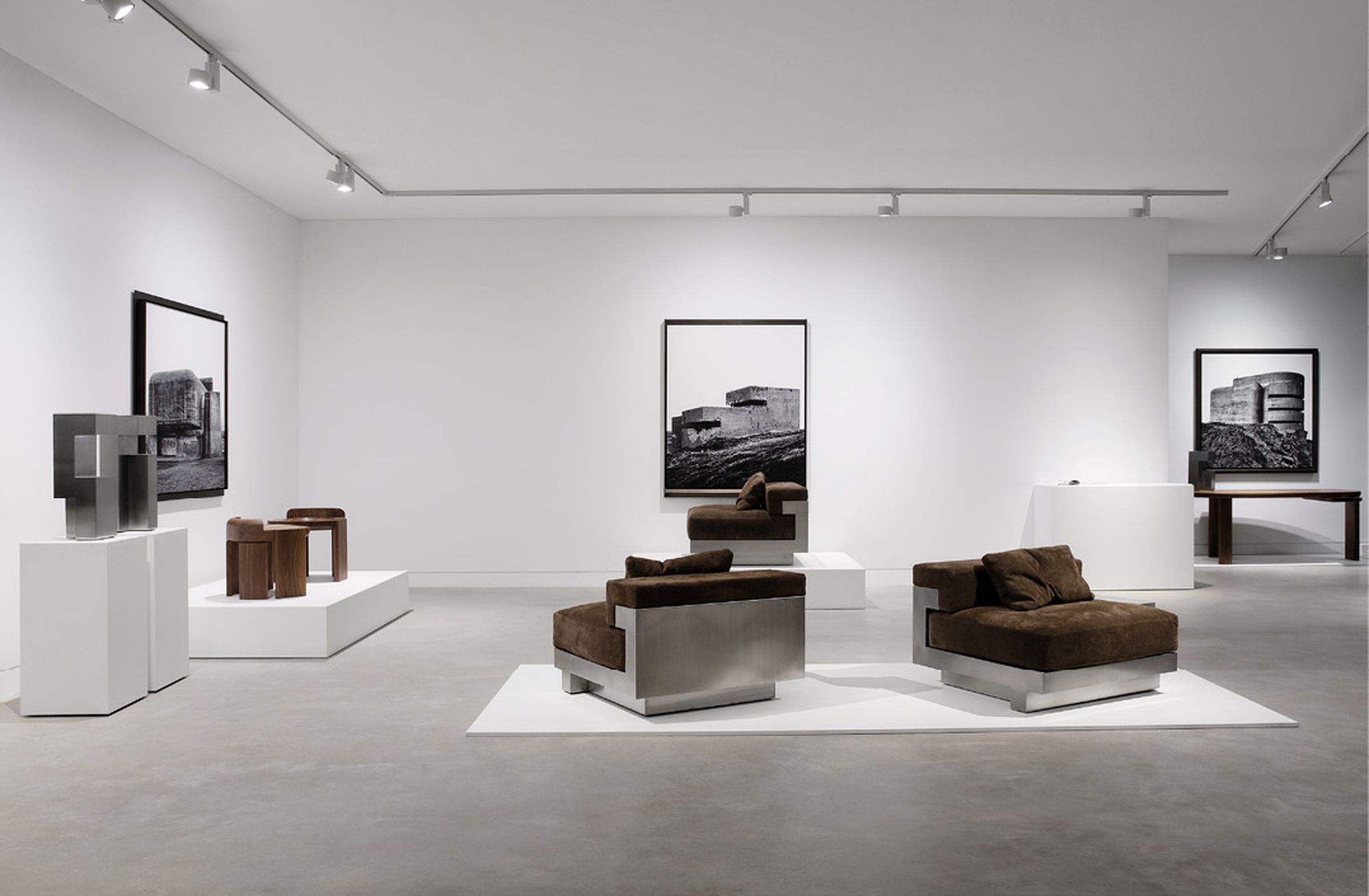 At his 2022 exhibition Translations, at Gallery Sally Dan-Cuthbert, Cameron expressed his appreciation for brutalist architecture, first through photography, and second, through furniture and lighting.