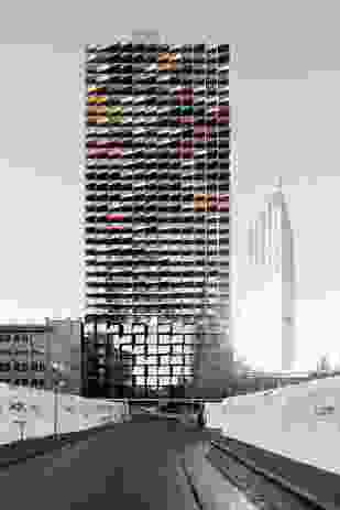 The imagery of A’Beckett Tower is inspired by the census data of the area. The various imagined occupants are represented by 
the character of a secret agent.