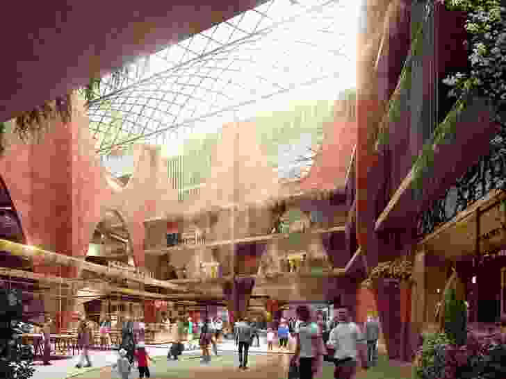 Adelaide's Central Market Arcade redevelopment designed by Woods Bagot will include a public hall.