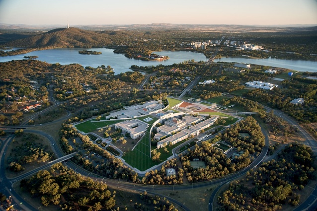 How To Fix Parliament House What About Some Neighbours Parliament House By Mitchell Giurgola And Thorp