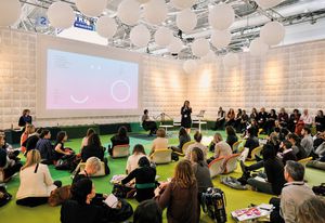 The Happy Place served as a seminar space at Designex.