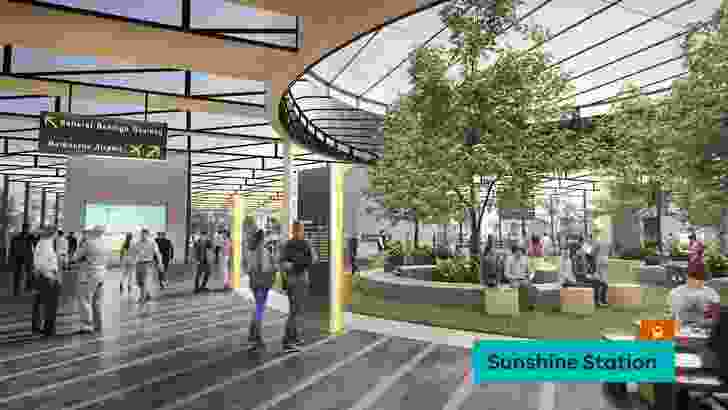 A proposed redeveloped Sunshine Station by NH Architecture.