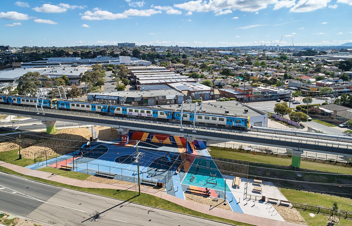A Unifying Act Caulfield To Dandenong Level Crossing Removal Project Landscape Australia