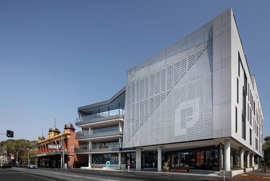 Gray Puksand’s five-storey design for Prahran High School accommodates 650 students on a relatively small site.