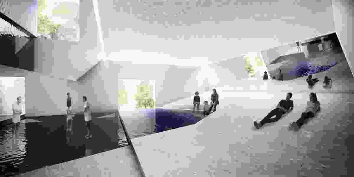 The Pool exhibition proposal for 2016 Venice Architecture Biennale by Aileen Sage and Michelle Tabet.