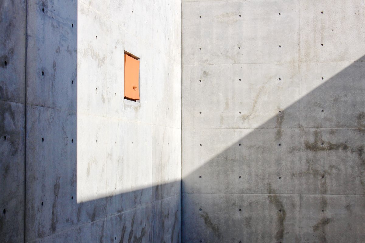 Tadao Ando Gallery in Naoshima, Japan.