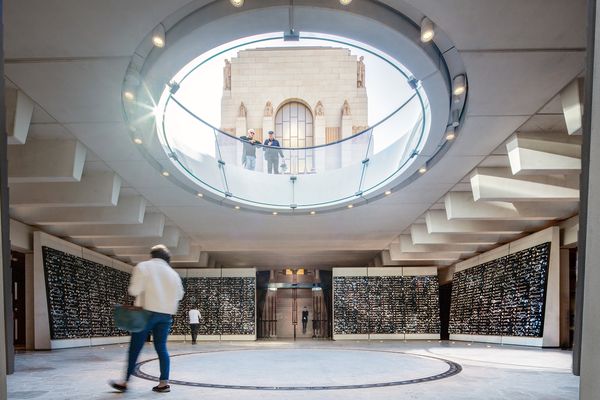 Joint winner of the Sir Zelman Cowen Award for Public Architecture: Anzac Memorial Centenary Extension by Johnson Pilton Walker with the Government Architect NSW.