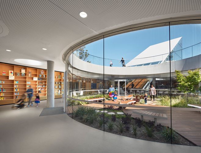 Newly completed Green Square Library and Plaza wins global library