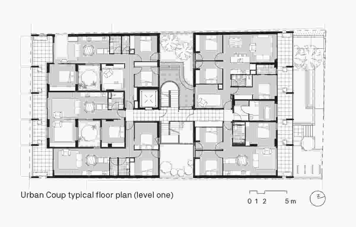 Typical floor plan of Nightingale Urban Coup.