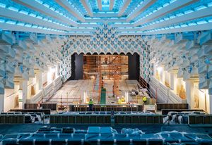The Capitol, undergoing refurbishment.