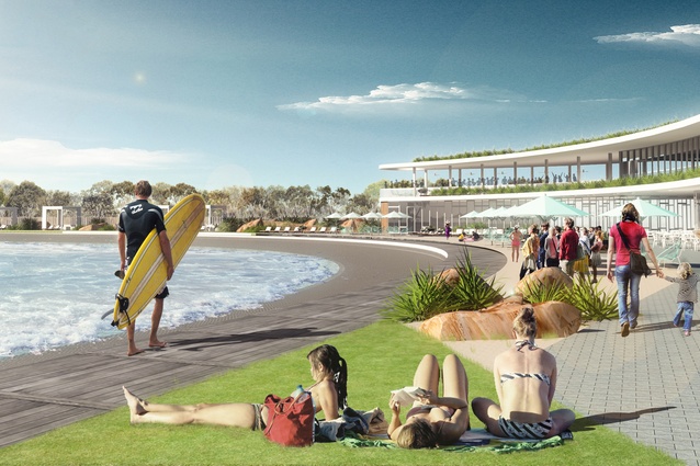 Inland surf beach to be pitted in western Sydney car park | ArchitectureAU