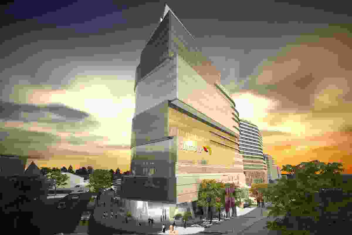 The proposed Southpoint complex at South Bank, Brisbane, by Jackson Teece.