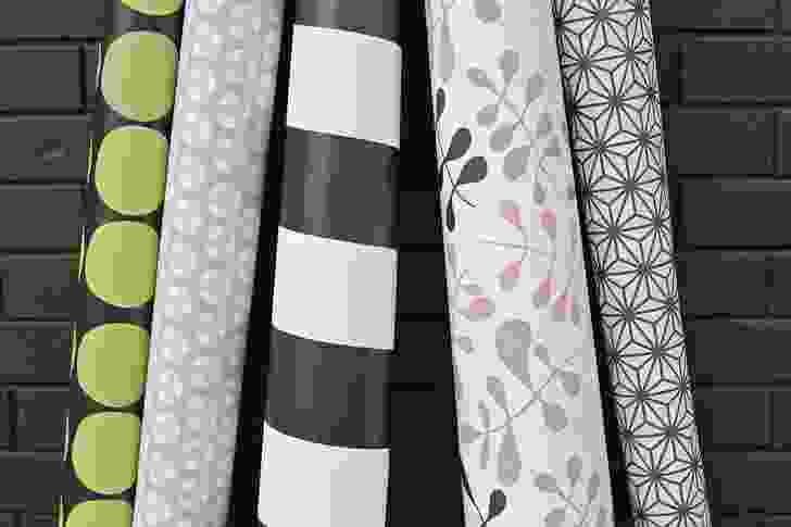 Some of Sparkk's wallpaper designs, which can also be custom-made.