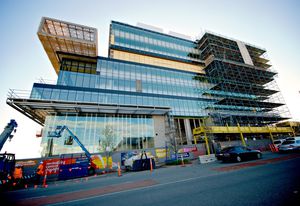 The state government office building being built in Dandenong.