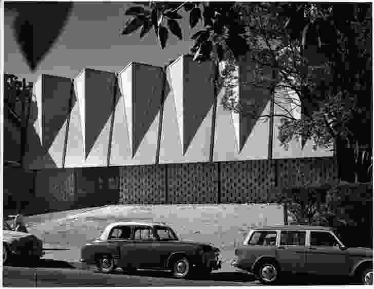St Andrews Presbyterian Church, Gosford, NSW, designed by Loder and Dunphy (c. 1960, demolished 2002). Milo Dunphy was one of Australia’s most articulate spokespeople on religion and modern architecture.