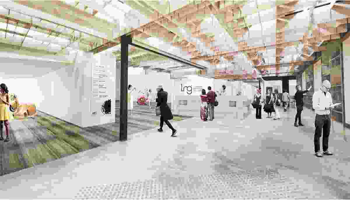 The proposed refurbishment of Latrobe Regional Gallery by NAAU Studio.