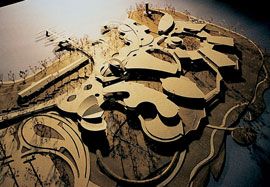 National Museum of Australia competition model, 1997.