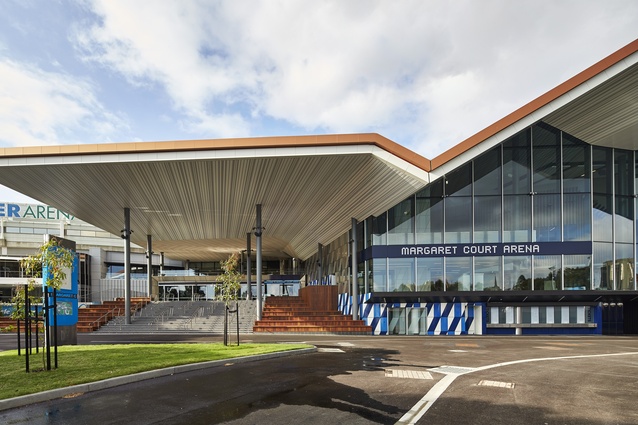 Margaret Court Arena (Vic) by NH Architecture + Populous.