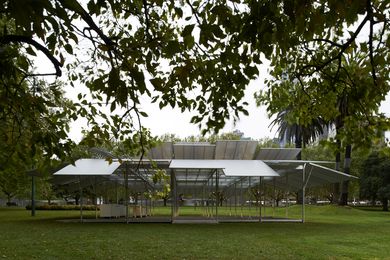 Sean Godsell Architects' design for the inaugural MPavilion.