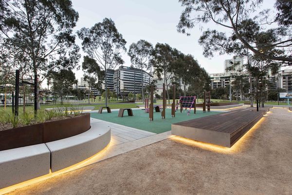 CLEC site stage 2, Docklands Park by MALA Studio.