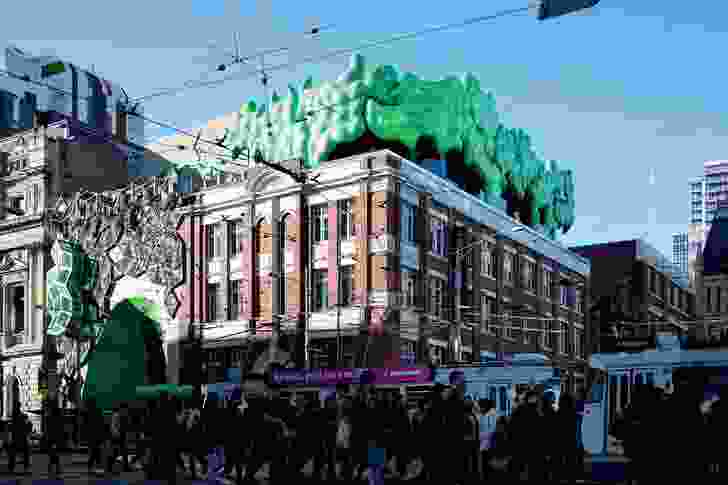 Ian McDougall is an alumnus of RMIT. In 2011 ARM Architecture transformed the university's Building 22 with knobbly green protrusions, known as the "green brain."