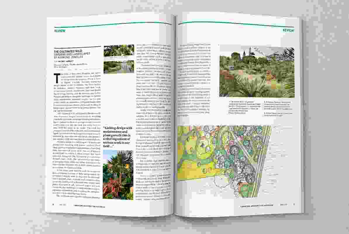 Spread from the May 2017 issue of Landscape Architecture Australia.