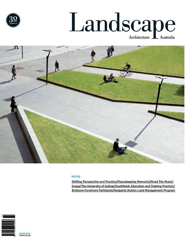 Landscape Architecture Australia, August 2009