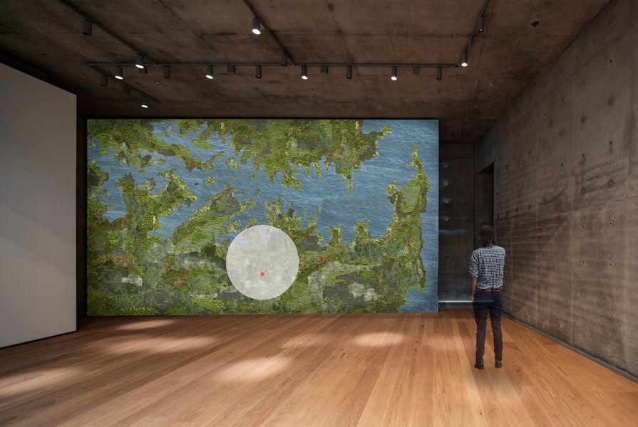 This Place by Madeleine Gallagher, Julie Lee, Georgina de Beaujeu and Lis de Vries (Australia), a finalist in the 2021 Tapestry Design Prize for Architects.