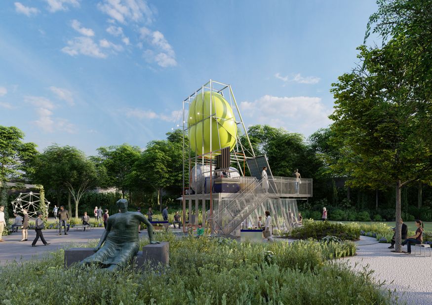 Pink pond installation wins 2021 NGV Architecture Commission