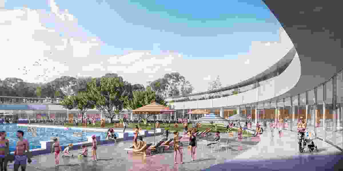 Parramatta Aquatic and Leisure Centre by Grimshaw, Andrew Burges Architects and McGregor Coxall.