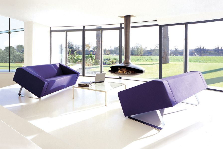 The Obelisk sofa is manufactured by Allermuir.